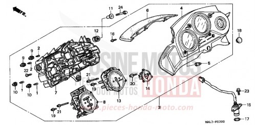 COMPTEUR CBR600FV de 1997